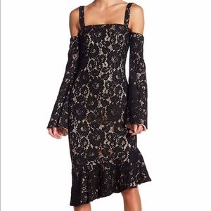 MINKPINK Marseille ColdShoulder Asymmetrical Dress